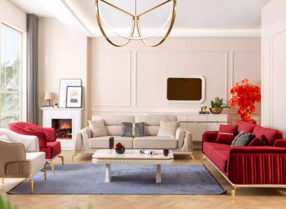 Wohnzimmer Sofagarnitur Set 3311Sitzer Sofa Couchgarnitur Möbel